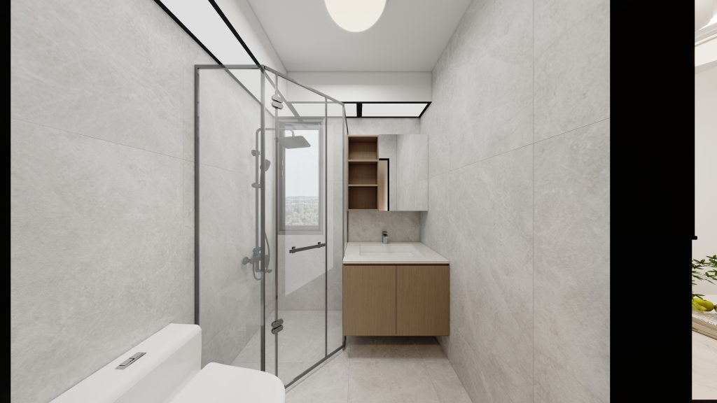 Common Bathroom Top & Bottom Cabinets (5 feet)