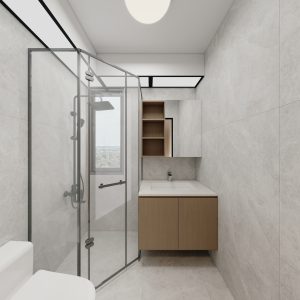 Common Bathroom Top & Bottom Cabinets (5 feet)