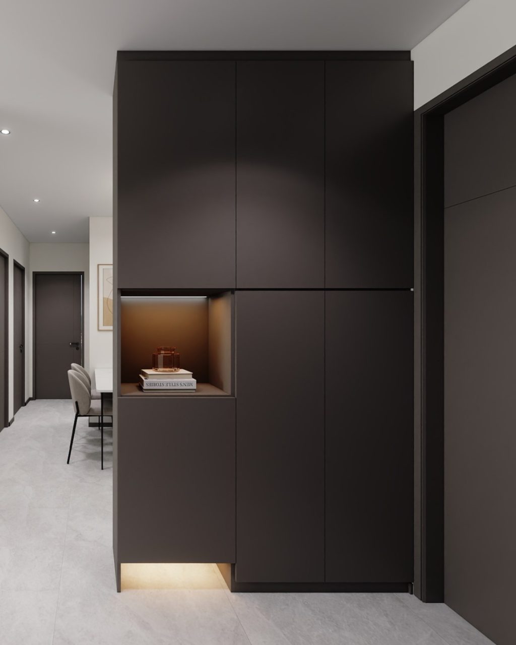 Foyer Full Height Shoes Cabinet  (4.5 feet)
