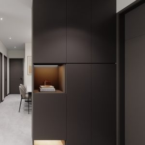 Foyer Full Height Shoes Cabinet  (4.5 feet)