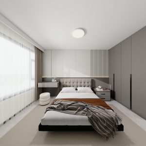 Master Bedroom Bedhead with LED light