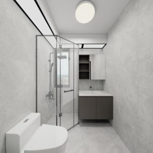 Common Bathroom Top & Bottom Cabinets (5 feet)