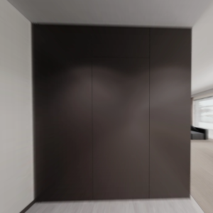Feature Wall of Bomb Shelter with Tic-Tac Door