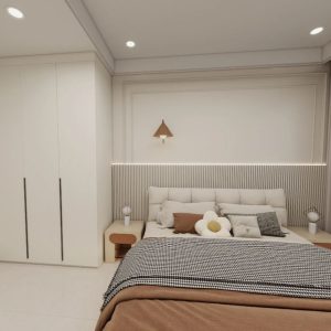 Master Bedroom Bedhead with LED light
