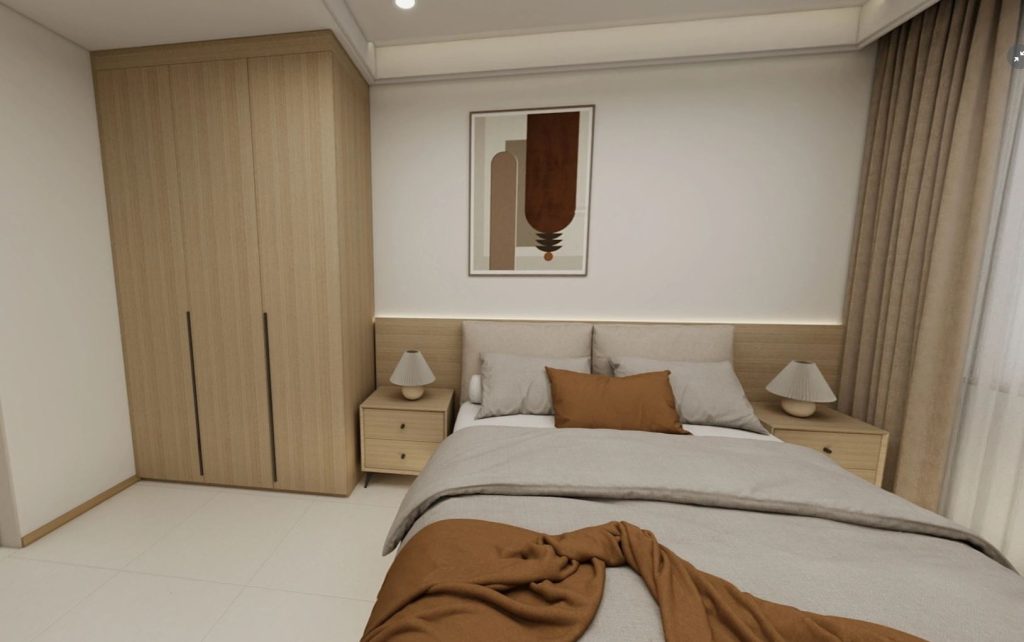 Tengah Garden Bloom 4-Room Design B (Kitchen, Master Bedroom, and Bathroom Cabinets)