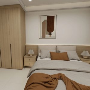 Master Bedroom Bedhead with LED light