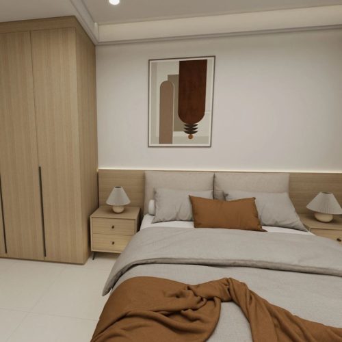 Tengah Garden Bloom 4-Room Design B (Kitchen, Master Bedroom, and Bathroom Cabinets)