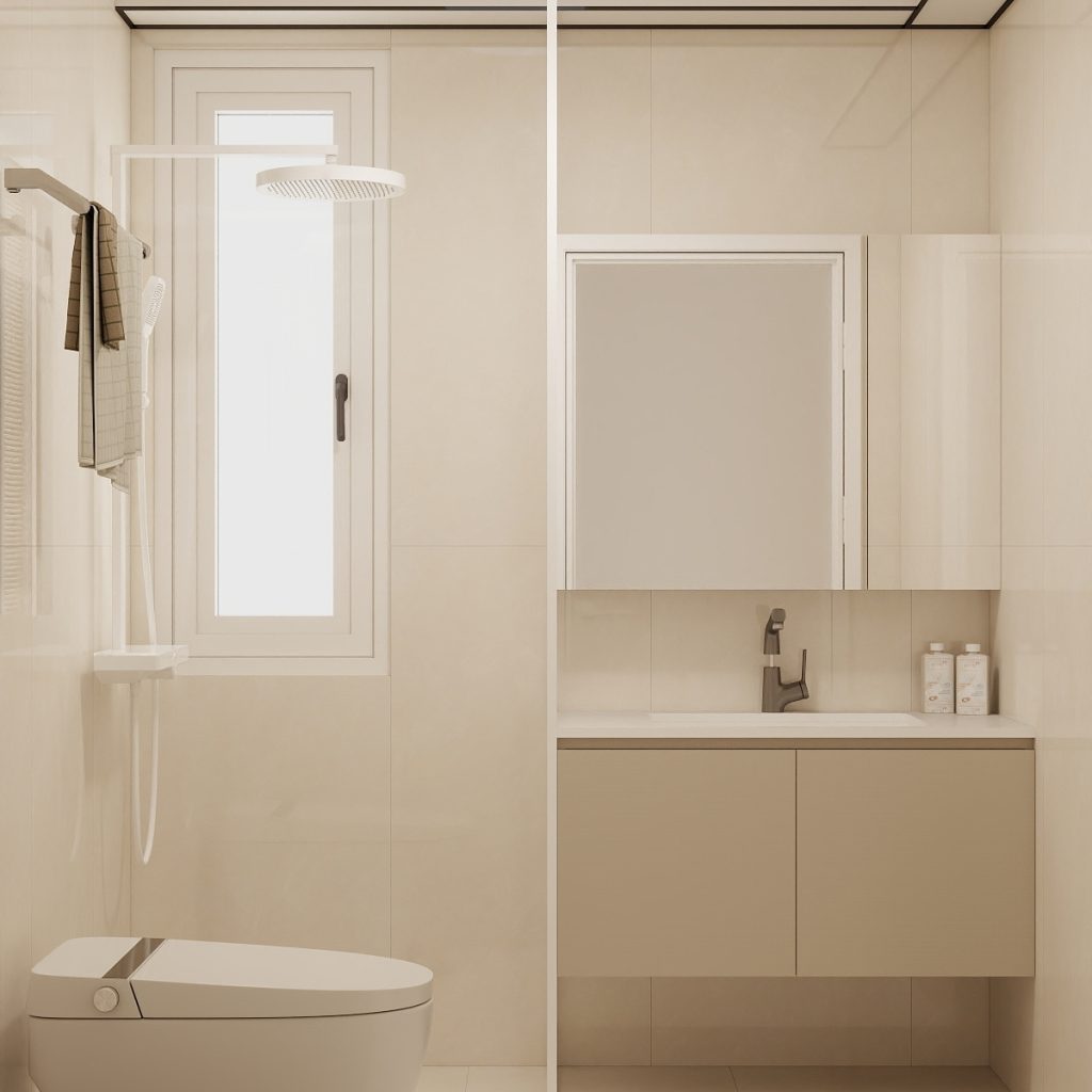 Common Bathroom Top & Bottom Cabinets (5 feet)