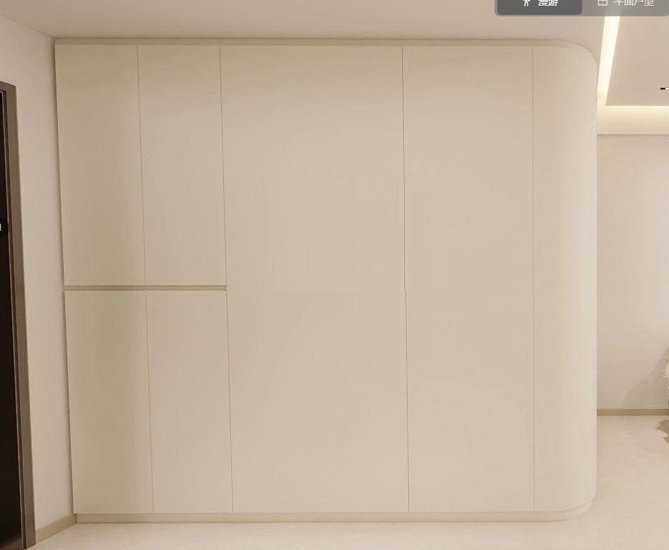 Foyer Full Height  storage Cabinet & Feature Wall