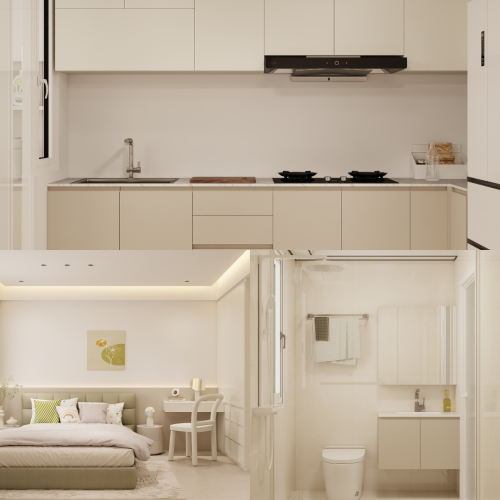 MacPherson Weave 4-Room Design A (Kitchen, Master Bedroom, and Bathroom Cabinets)