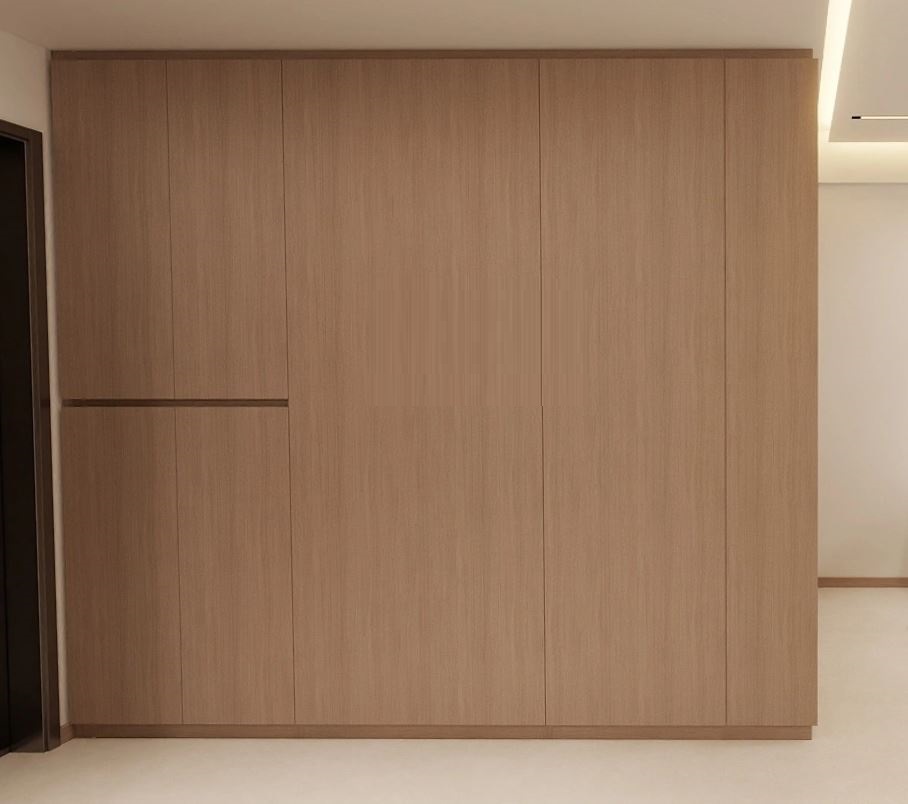 Foyer Full Height  storage Cabinet & Feature Wall