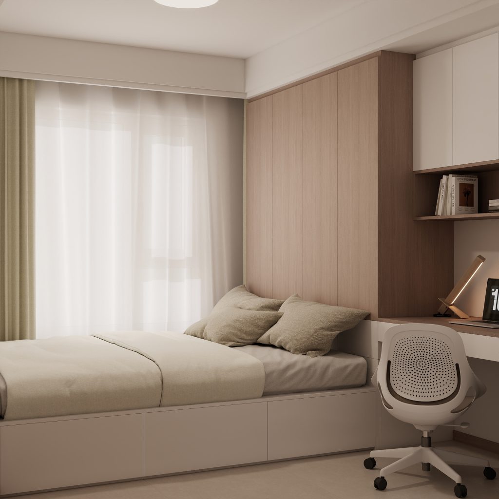 Bedroom 1 Casement Wardrobe (6 feet)
