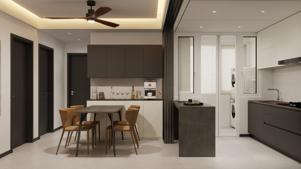 Kitchen Island Aluminium Frame Folding Window and Door (10 feet)
