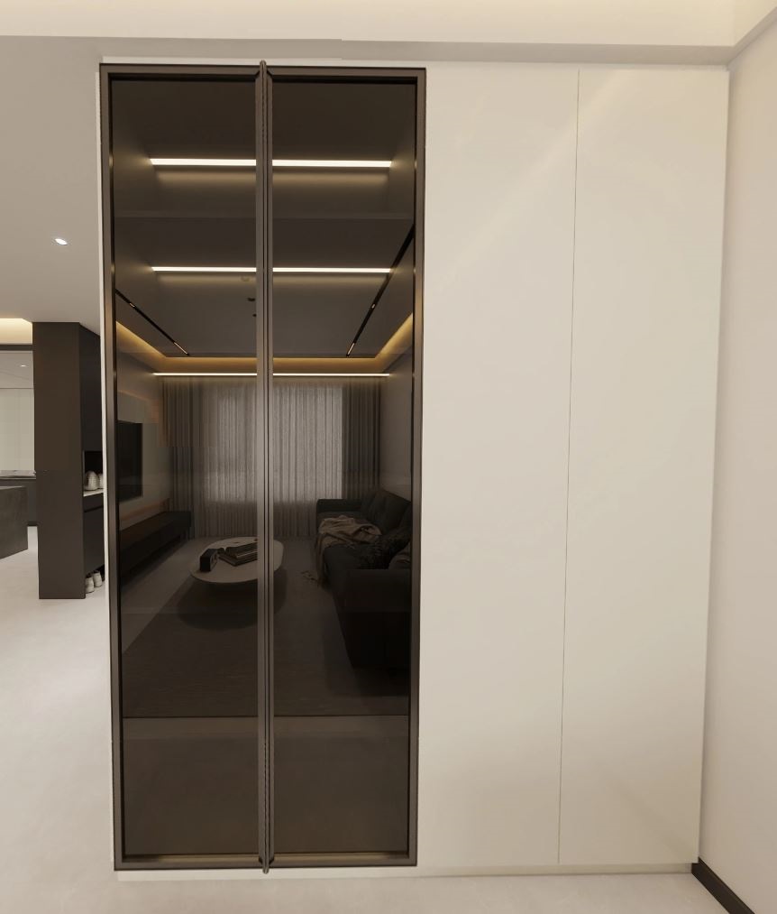 Living Room Full Height Display & Storage Cabinet (6 feet)