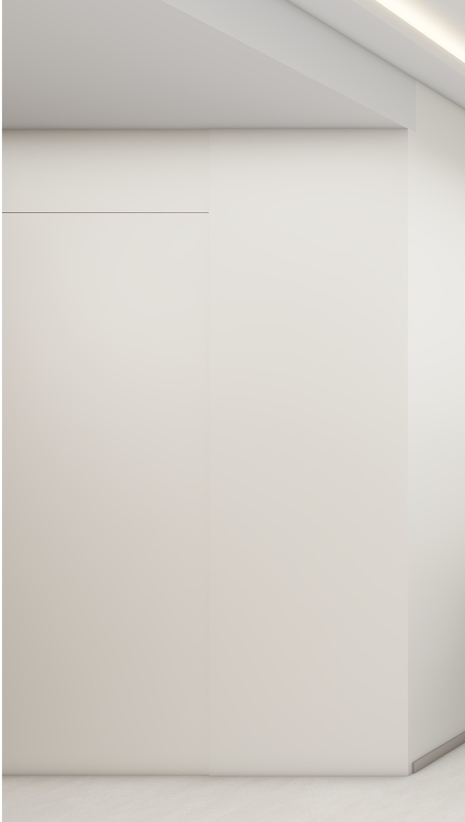 Feature Wall of Bomb Shelter with Tic-Tac Door