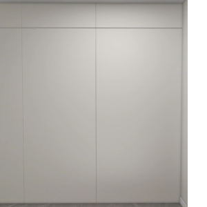 Feature Wall of Bomb Shelter with Tic-Tac Door