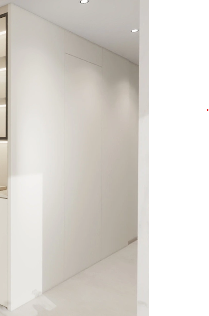 Feature Wall of Bomb Shelter with Tic-Tac Door