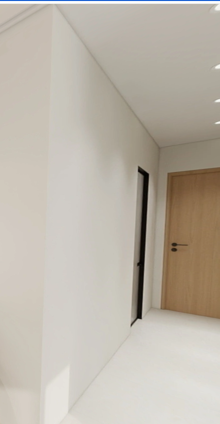 Feature Wall of Bomb Shelter with Tic-Tac Door