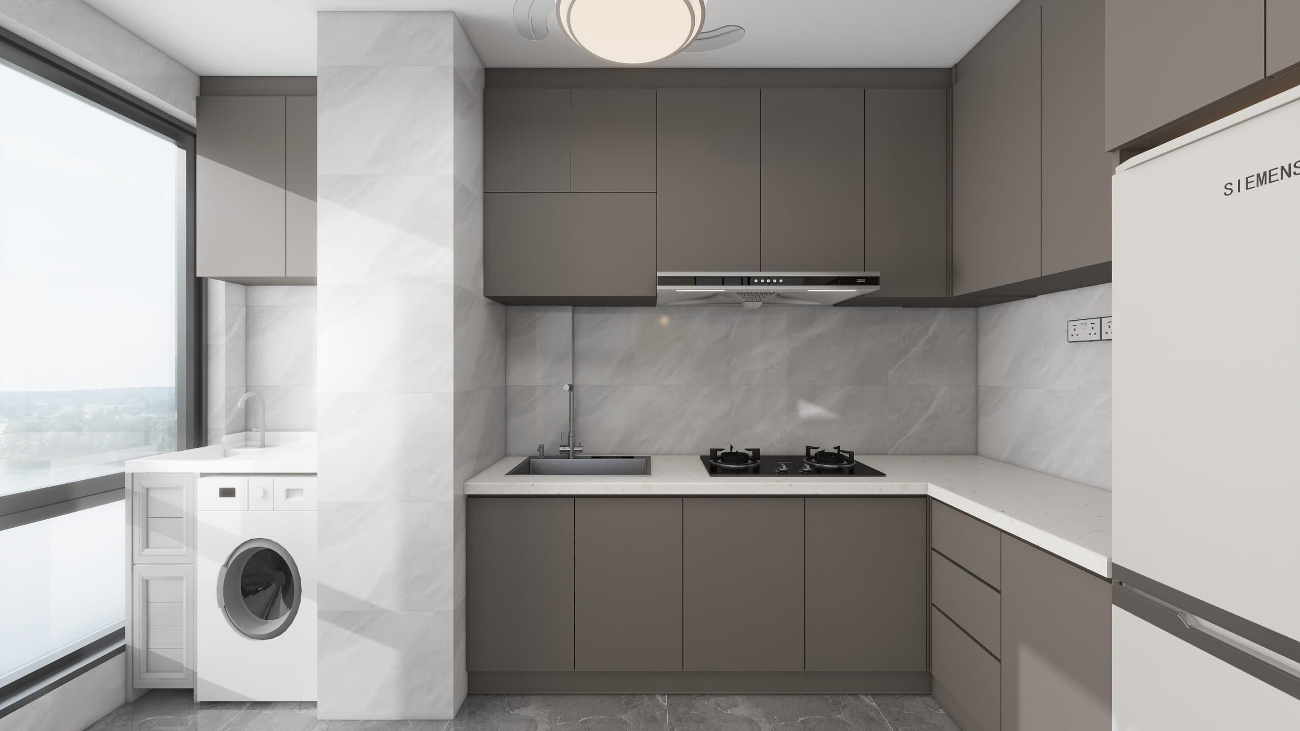 Canberra Vista 2-Room Design C (Kitchen, Master Bedroom, and Bathroom Cabinets)