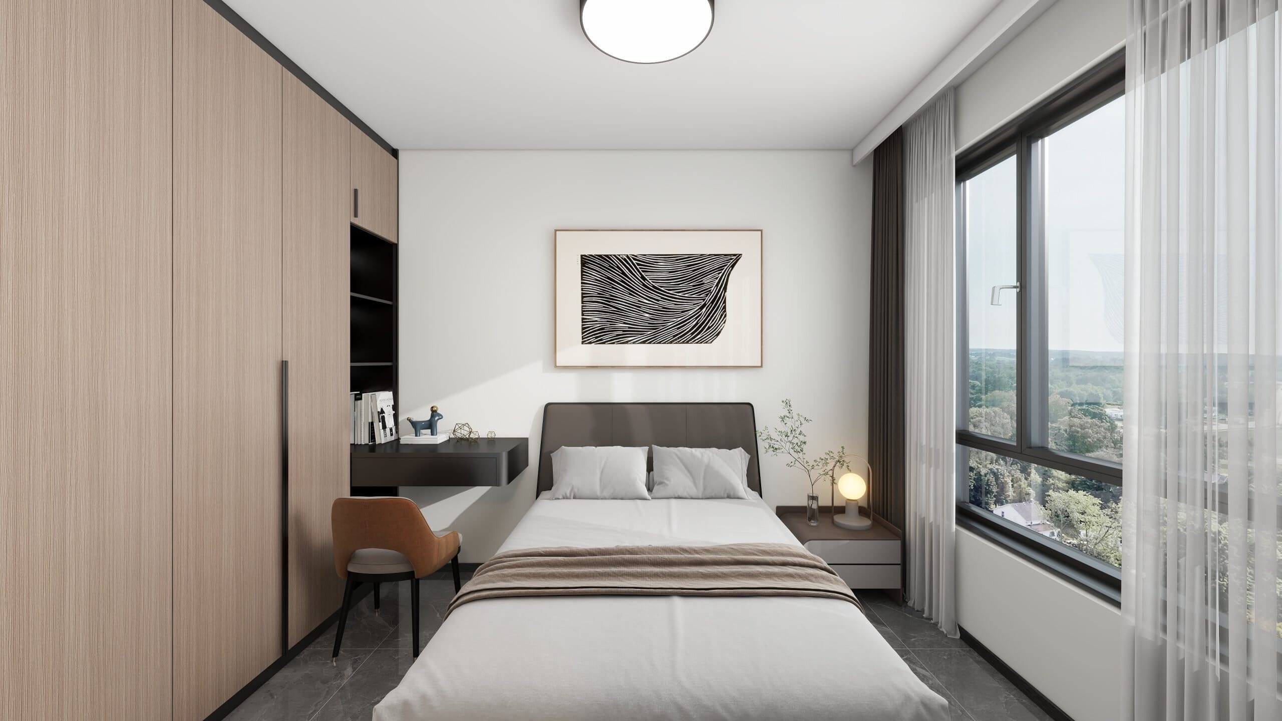 Canberra Vista 2-Room Design C (Kitchen, Master Bedroom, and Bathroom Cabinets)