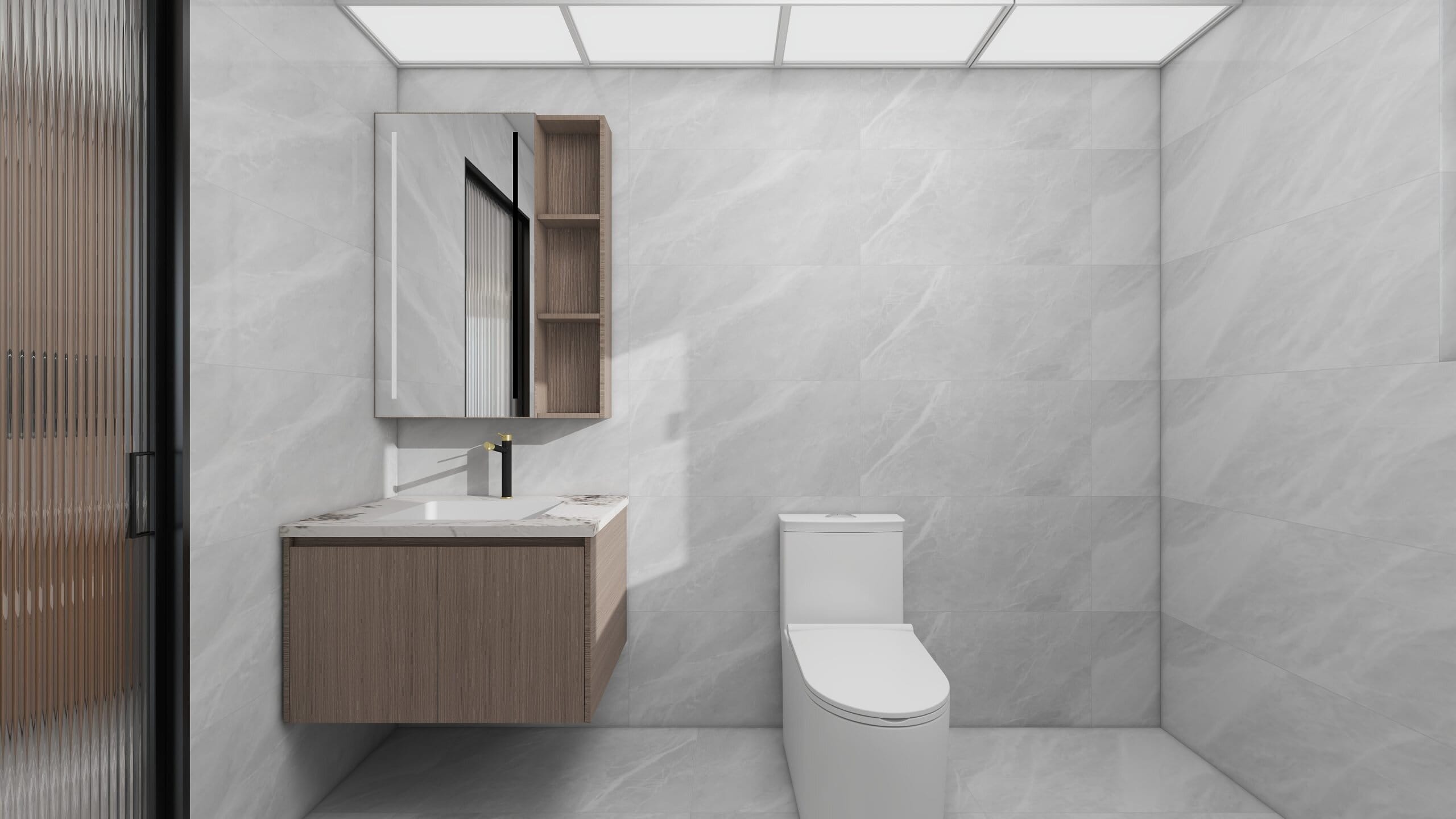 Canberra Vista 2-Room Design C (Kitchen, Master Bedroom, and Bathroom Cabinets)